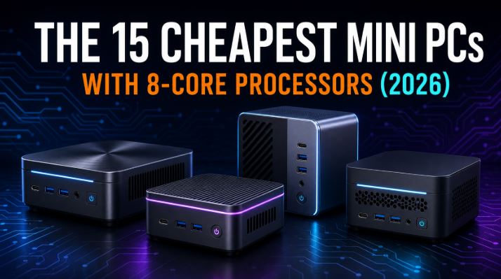 The 15 Cheapest Mini PCs with 8 Cores (2026)