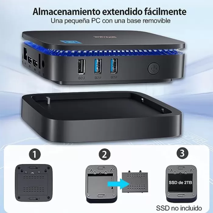 Base extraíble SSD del Blackview MP60
