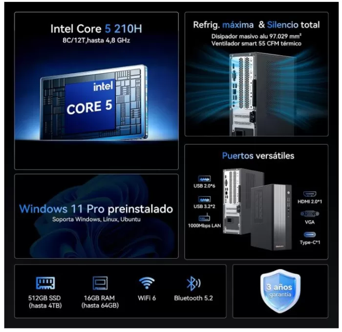 Blackview NEX60 Technical Specifications