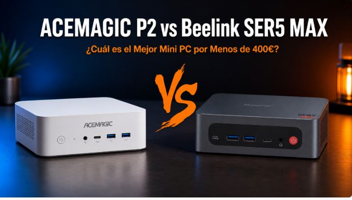 ACEMAGIC P2 vs Beelink SER5 MAX: qual è il miglior mini PC sotto i 400 €?