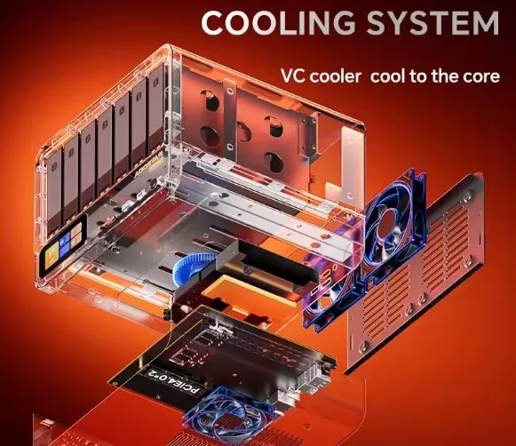 Internal cooling system