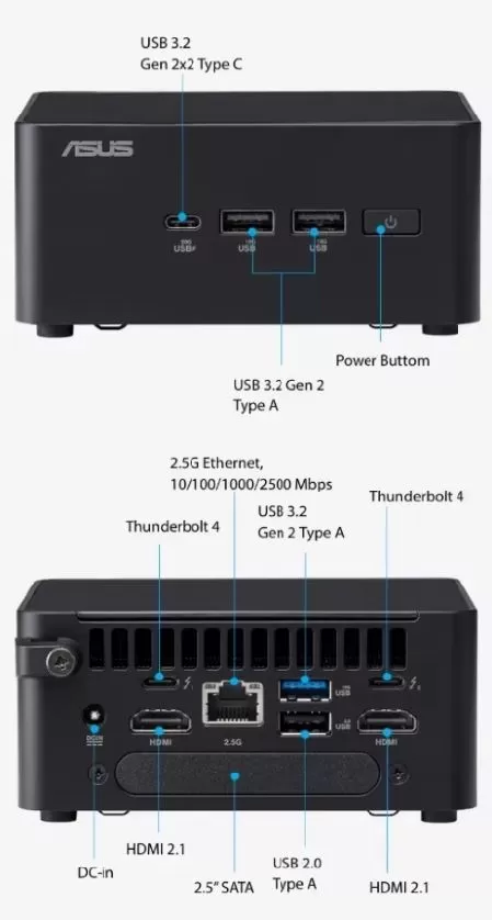 Asus Nuc Pro 14 Ports