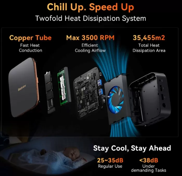 Blackview MP20 Interior