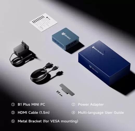 Unboxing and Box Contents of the BMAX B1 Plus