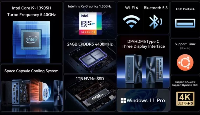 Especificaciones Técnicas del BMAX B10 Power