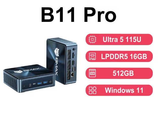 BMAX B11 Pro Review: Power, Local AI and Triple 4K Monitor in a 400 Gram Mini PC