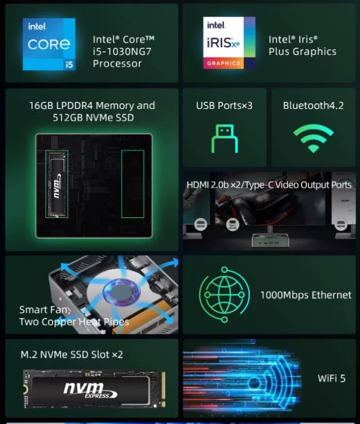 BMAX B6 Pro Specifications