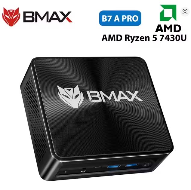 BMAX B7A Pro Review 2026 Mini PC with Ryzen 5 7430U
