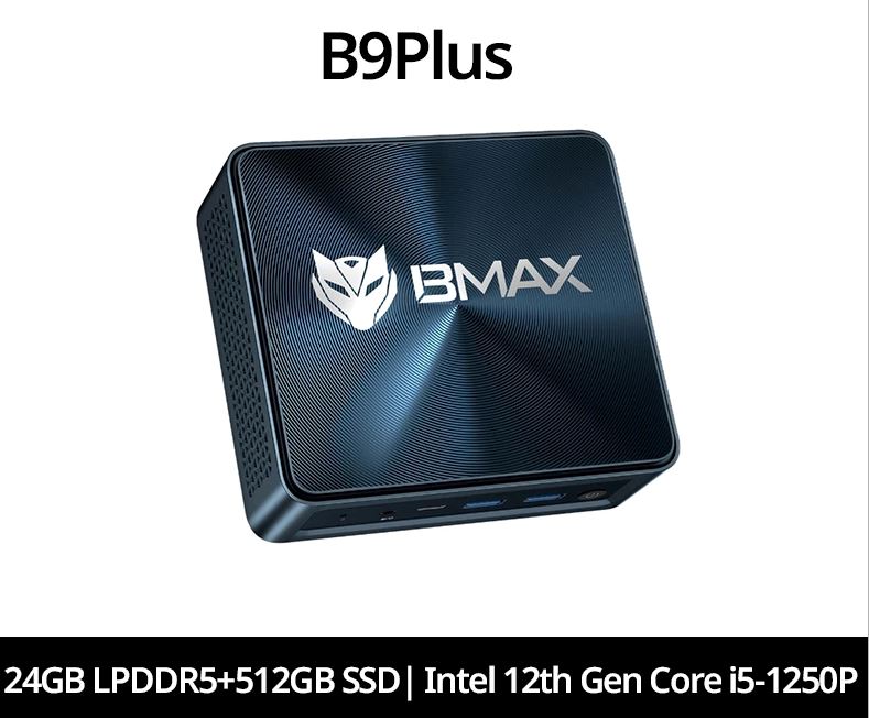 BMAX B9 Plus Review: Mini PC with Intel i5-1250P Is it worth it?