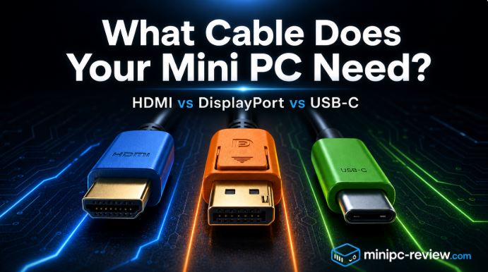 Which cable does your mini PC need to connect to a monitor? HDMI vs DisplayPort vs USB-C