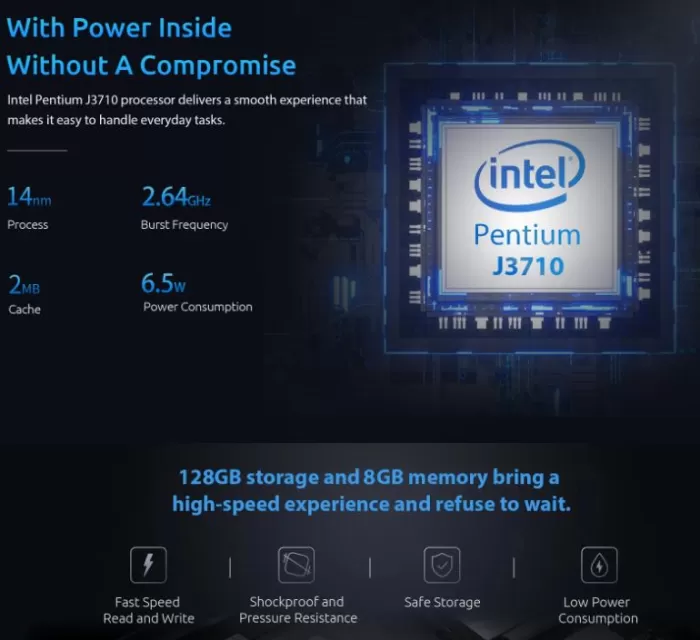 Intel Pentium J3710 Prozessor Spezifikationen