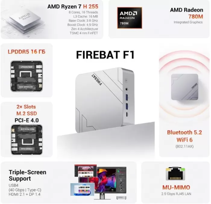 Firebat F1 Specifications