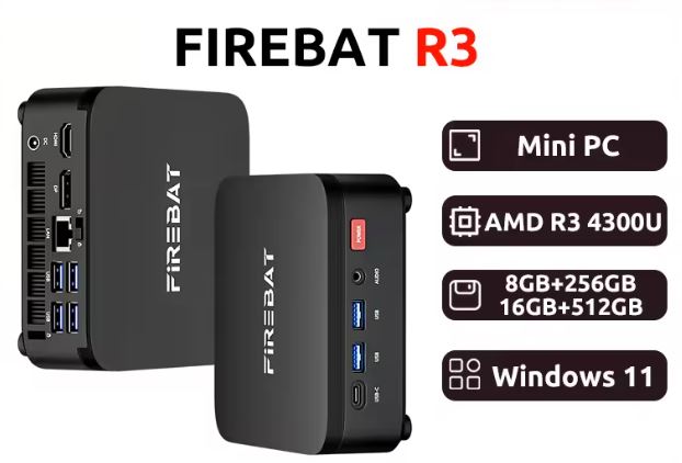 Test de la carte mère Firebat R3 Ryzen 3 4300U (2026): Analyse complète et avis