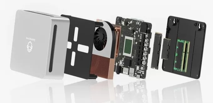 Contenido interior del mini PC