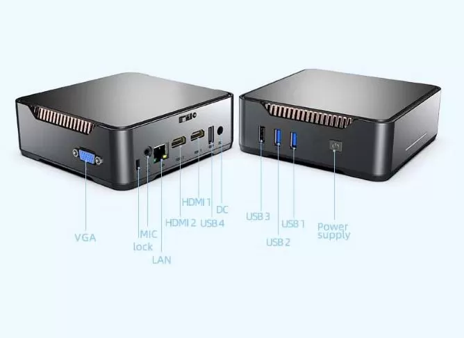 GK3 ミニ PC 接続