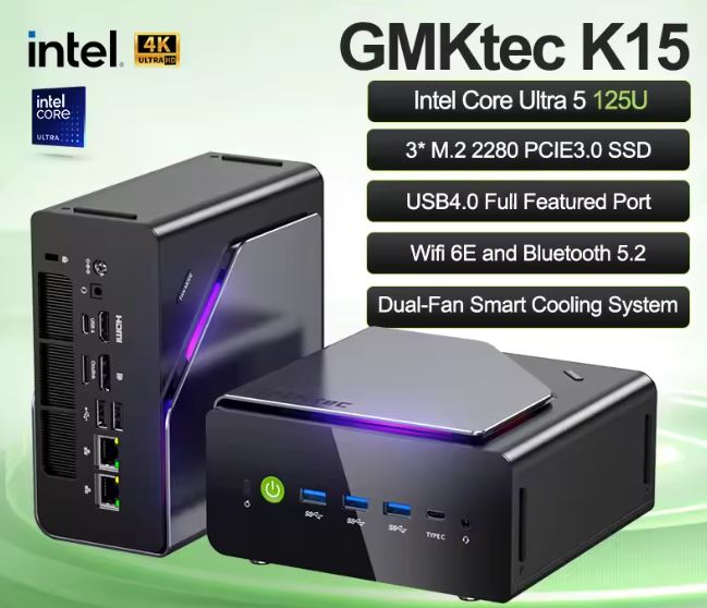 🖥️ GMKtec NucBox K15 Review: The Most Expandable Mini PC with Intel Core Ultra 5 125U?