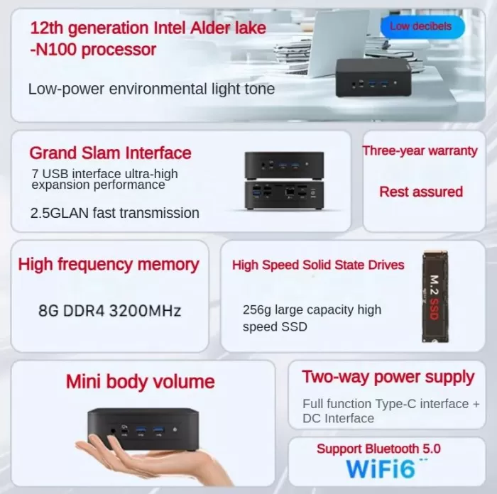 Lenovo ThinkCentre M100 Tiny Especificaciones