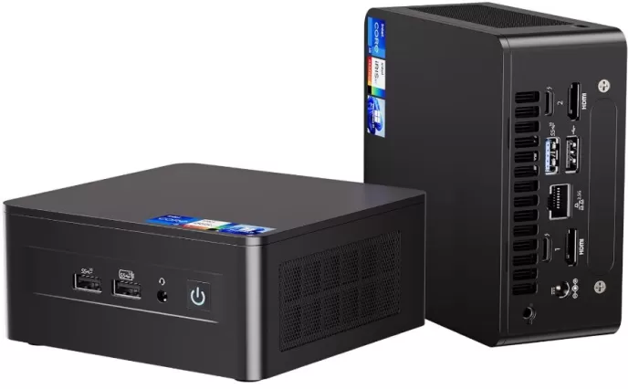 Exterior appearance of the Asus NUC 13 PRO mini PC