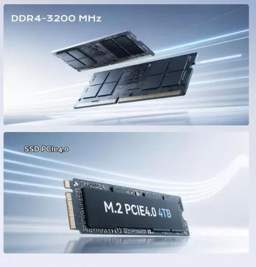 DDR4-3200 RAM and PCIe storage
