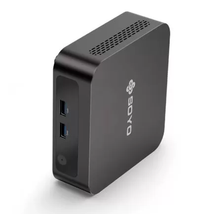 Soyo Y5 Plus mini PC side view