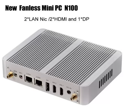 Fanless Mini PCs with Intel N100
