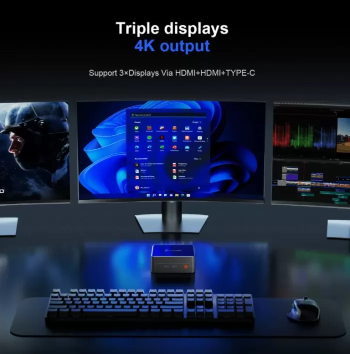 Triple Screen and Multimedia. Supports 4K