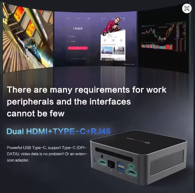 Mini PC supports triple display