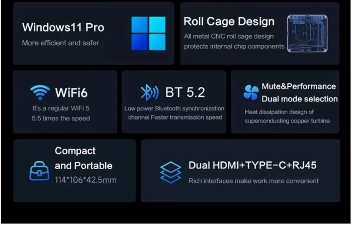 Technical characteristics