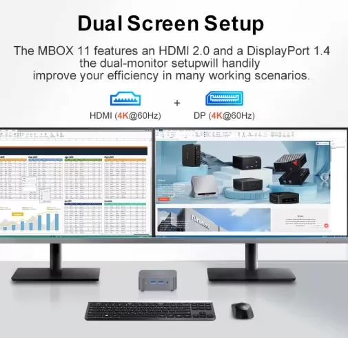 Ninkear MBOX 11 Dual Screen Support