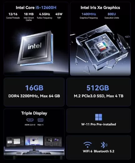 NiPoGi CK10 Specifications