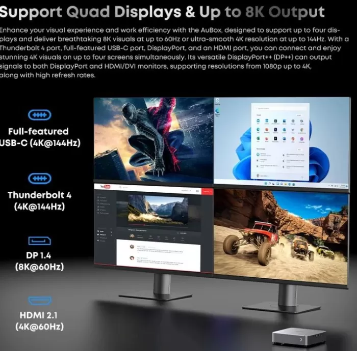 Screen and image quality Chuwi Aubox