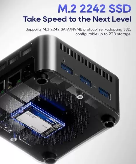 Internal updates and expansions of the Aoostar mini PC
