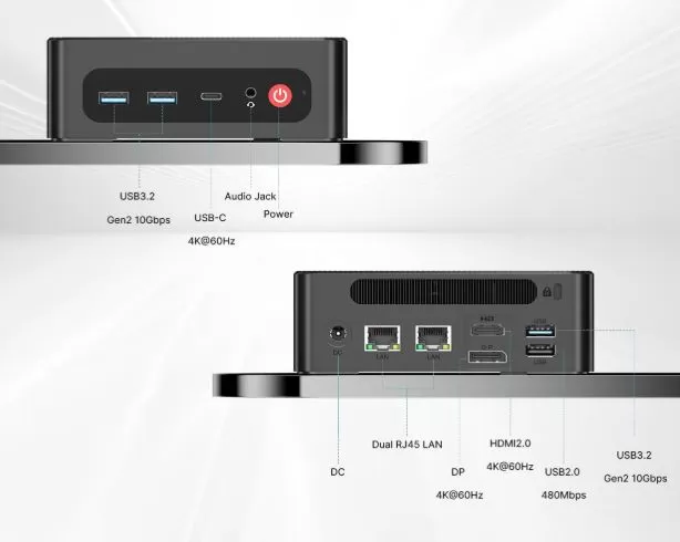 Connectivity and Extras of the Bosgame P3 Plus