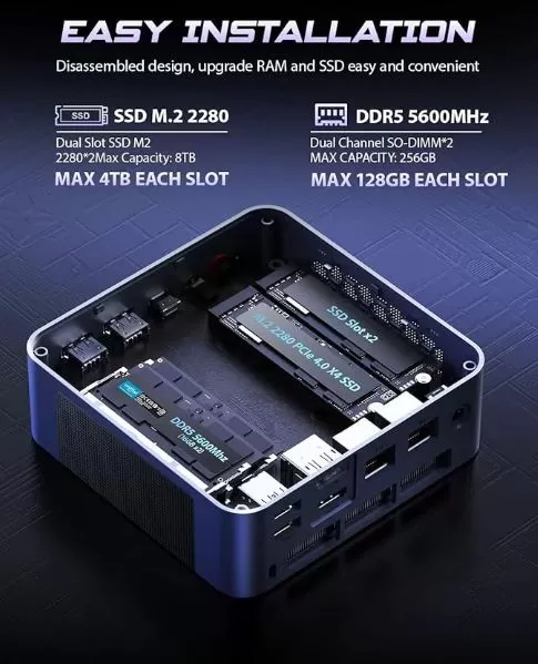 Bosgame P3 Mix Mini PC Expansion and Upgrades