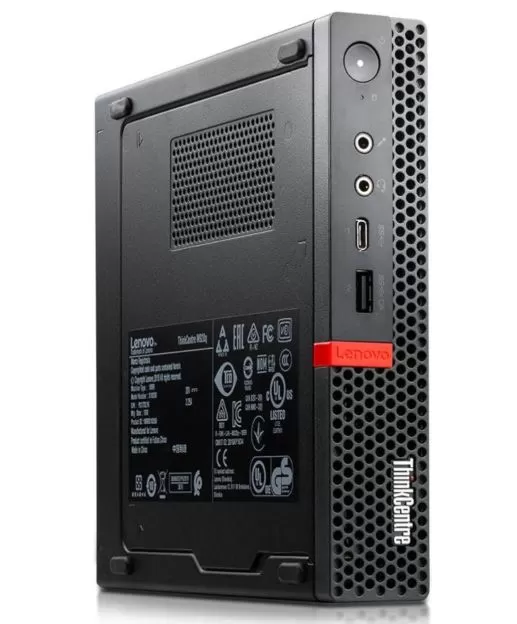 Lenovo Thinkcentre m920q Side and Bottom View