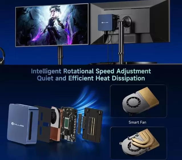 Energy consumption, VESA mount and temperature