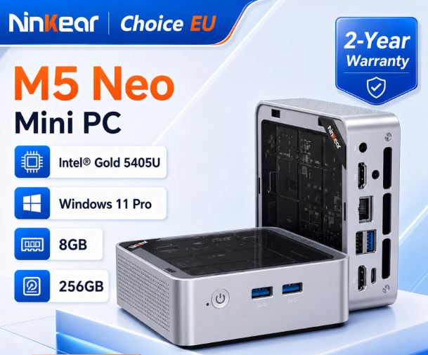 Review del Ninkear M5 Neo: ¿El Mini PC Ultra Barato Definitivo para Oficina y Hogar?