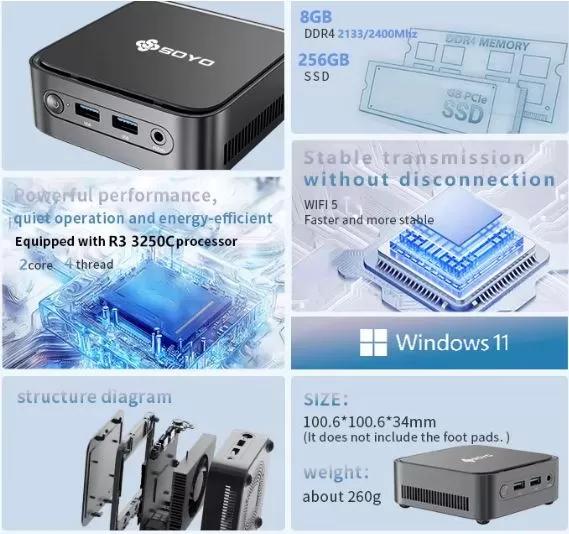 Technical Specifications Mini PC M4 Power