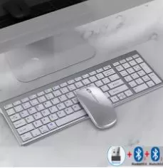 JOMAA — Rechargeable 2.4G Bluetooth Keyboard + Mouse Combo