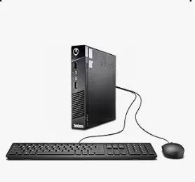 Lenovo ThinkCentre M93/M93P Mini Desktop PC, Intel Core i5-4570, 8GB RAM, 120GB SSD, WiFi, Bluetooth, US QWERTY Keyboard, ...