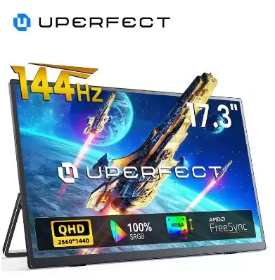 UPERFECT 17.3" 144Hz 2K Freesync